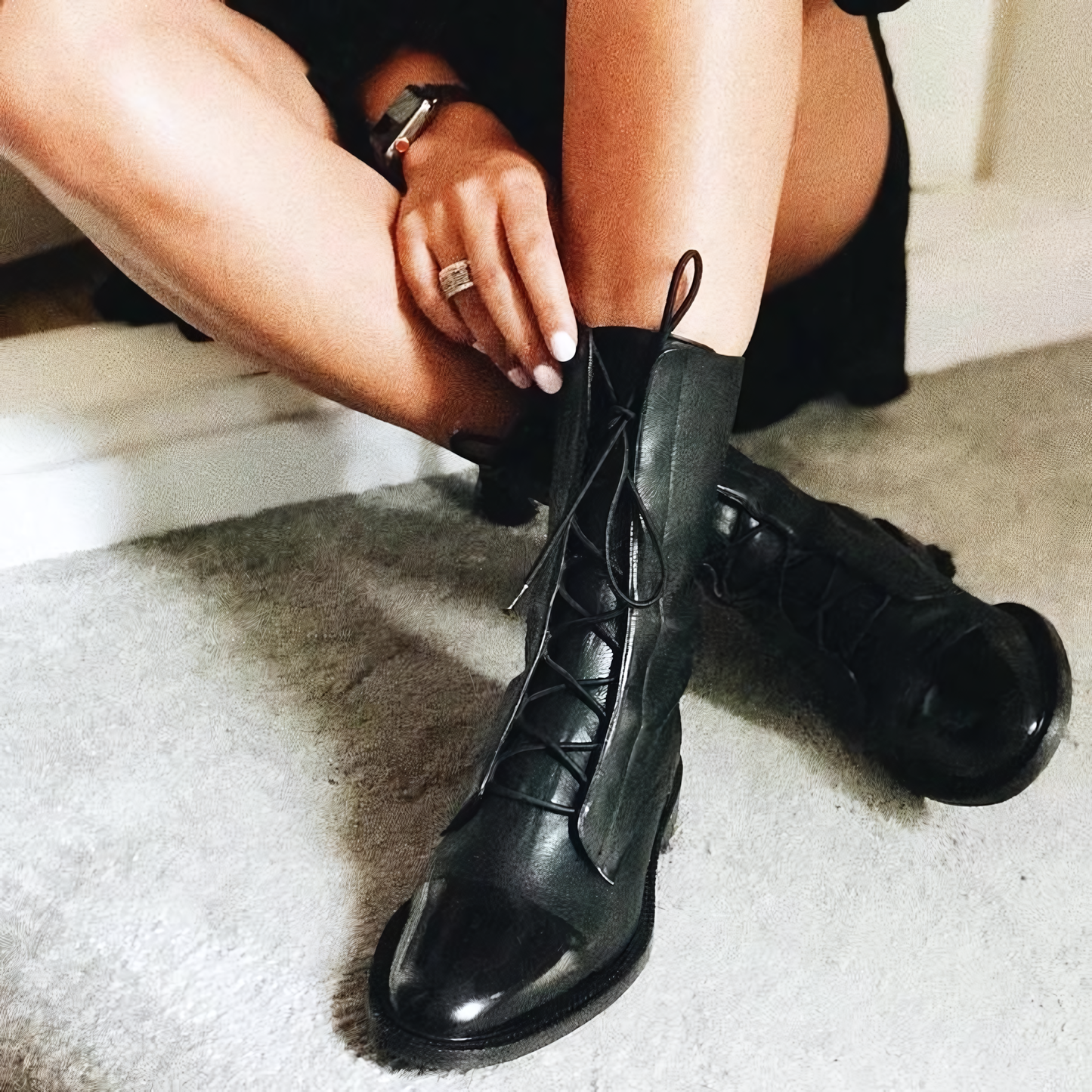 Mirella Leather Boots - The Pinnacle of Elegance & Comfort