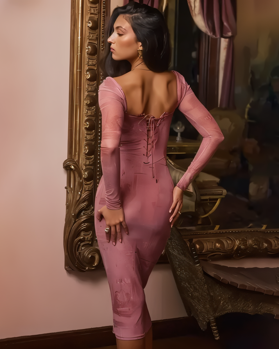 Rosie Dress - Embrace the essence of elegance and allure