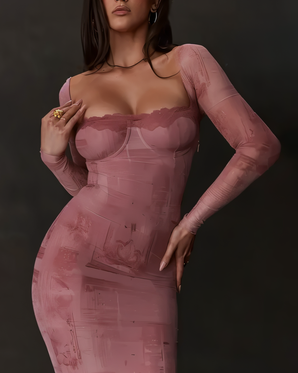 Rosie Dress - Embrace the essence of elegance and allure