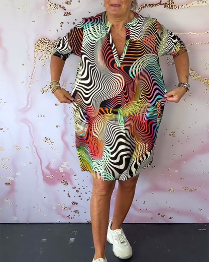 Cotton Midi Dress with Pockets