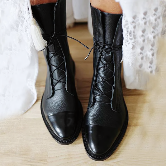 Mirella Leather Boots - The Pinnacle of Elegance & Comfort