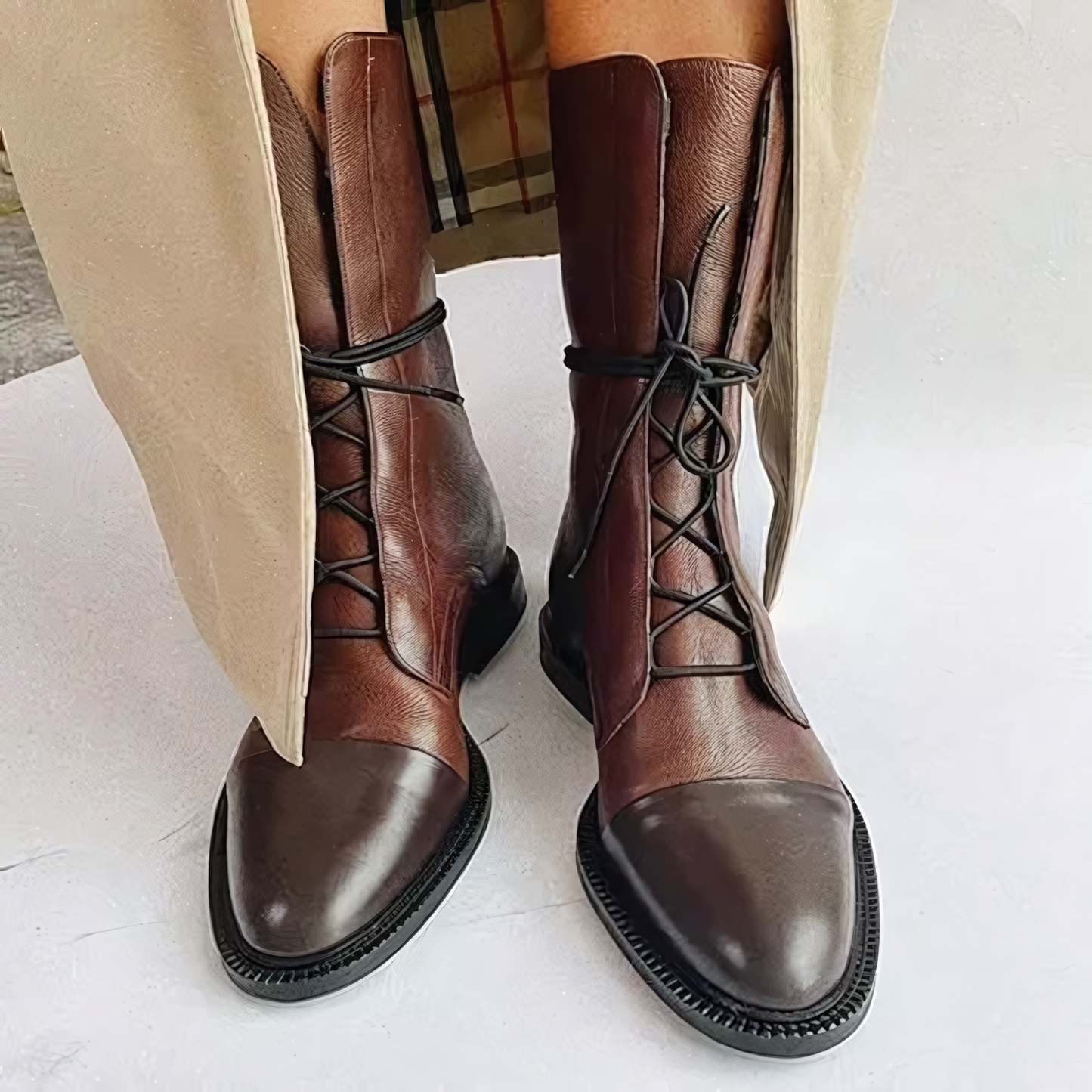 Mirella Leather Boots - The Pinnacle of Elegance & Comfort