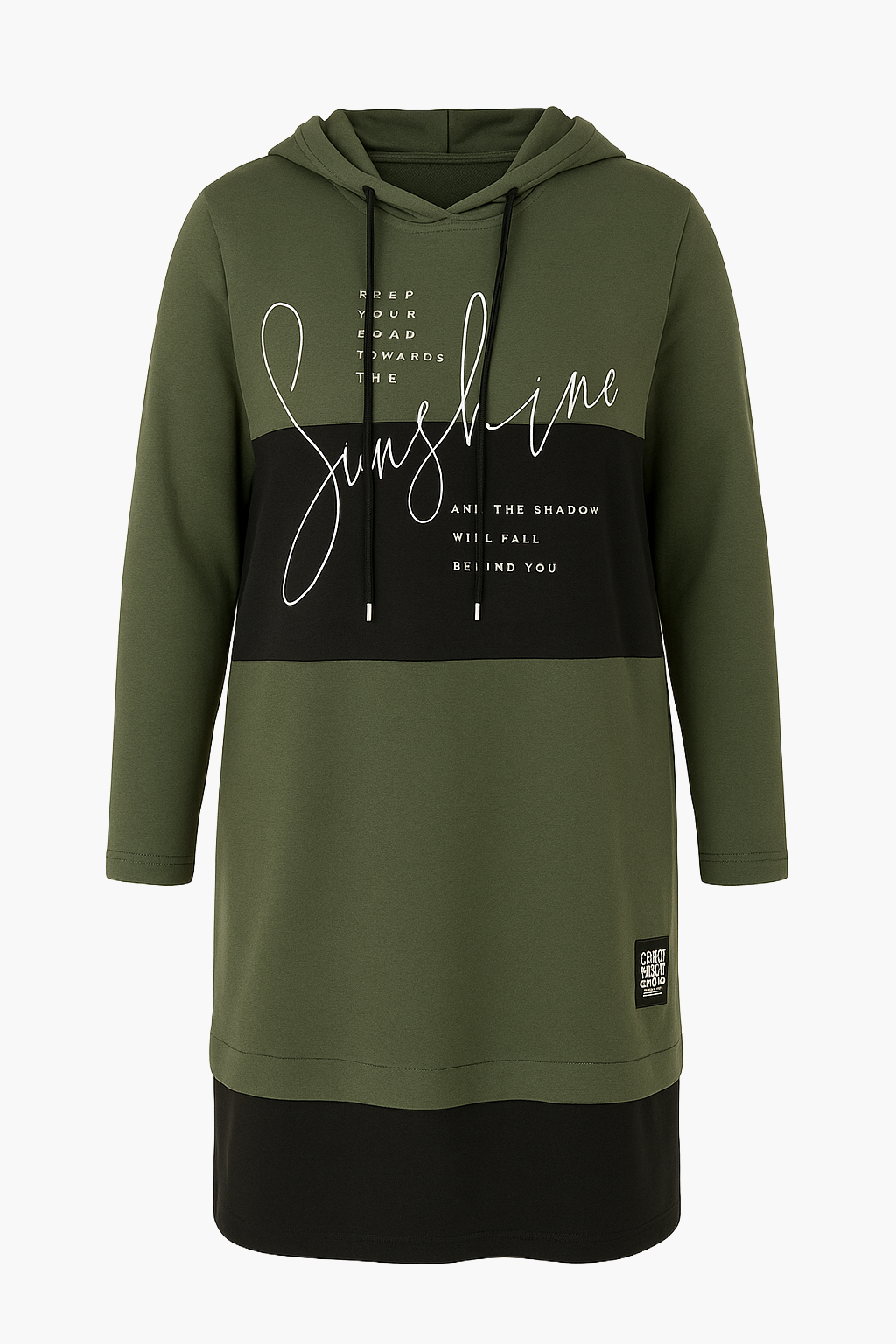 Cotton Hoodie Dress with Pockets