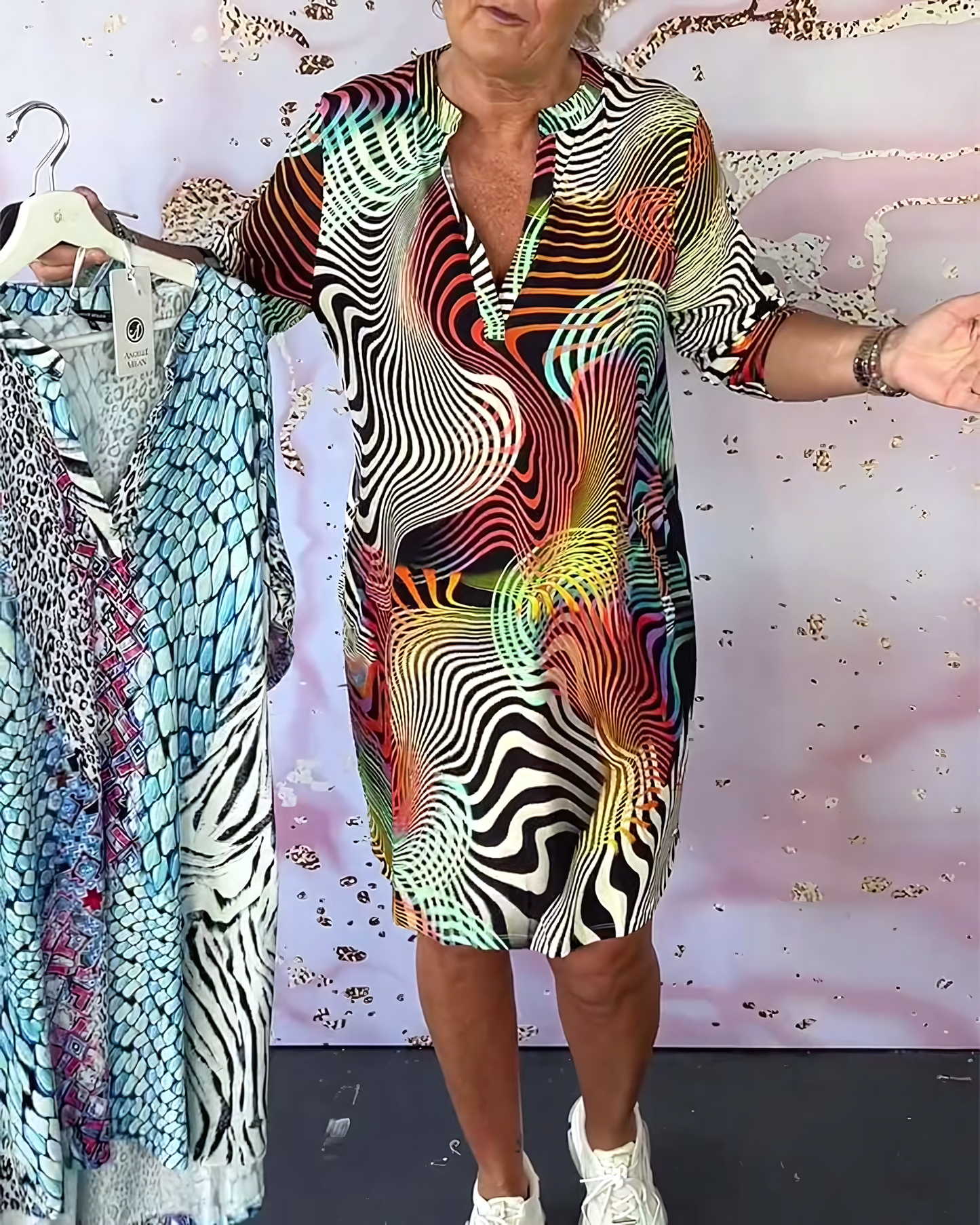 Cotton Midi Dress with Pockets