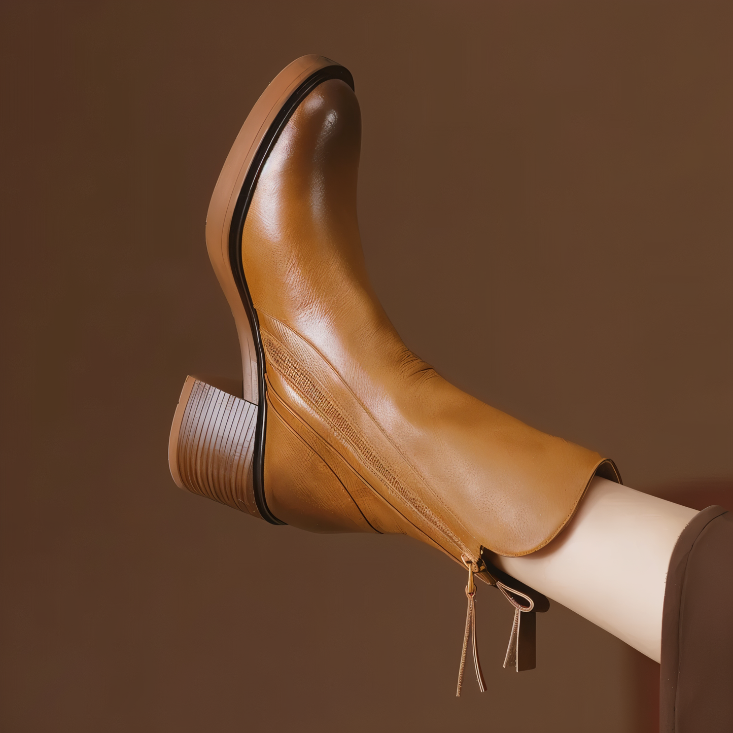 Maggie Leather Ankle Boots - Style Meets Comfort in Every Step
